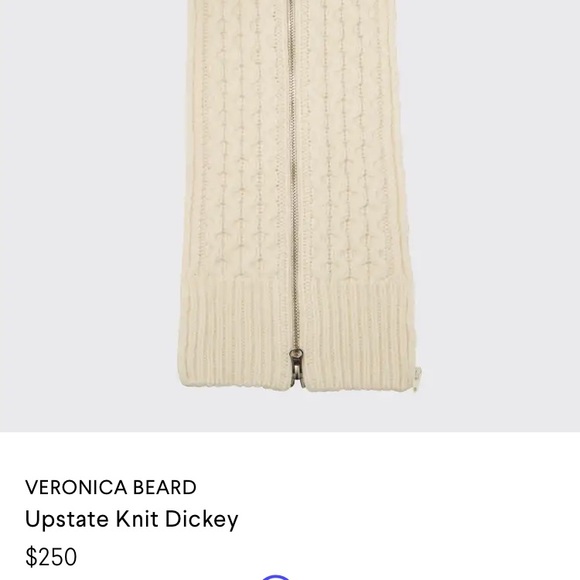 VERONICA BEARD ⭐️ Oatmeal knit dickey!!!! NWOT ⭐️ - Picture 6 of 6